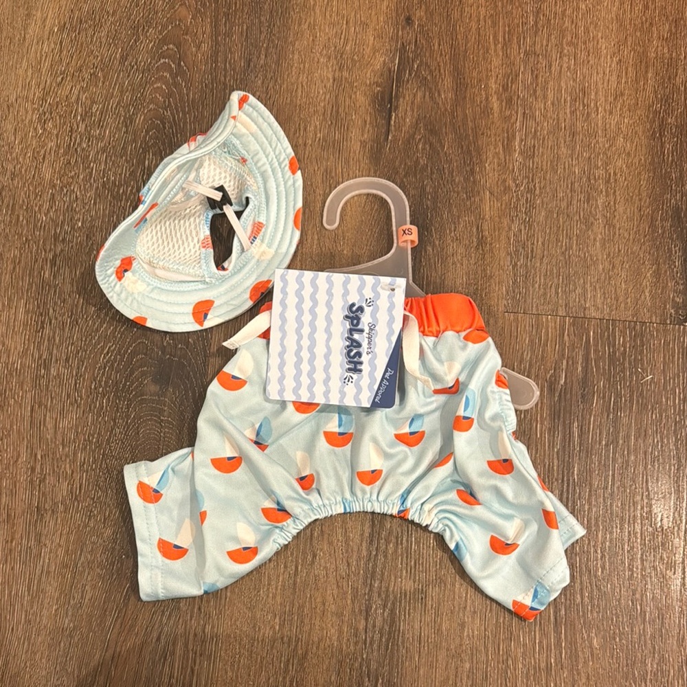 Splash About doggy Swim Set - Blue and Orange